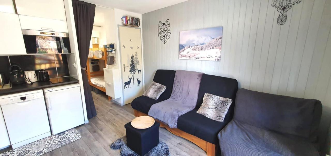 Studio 2 Alpes, Proche Lac Buissonniere, Menage Inclus, Balcon, Parking Les Deux Alpes Kültér fotó