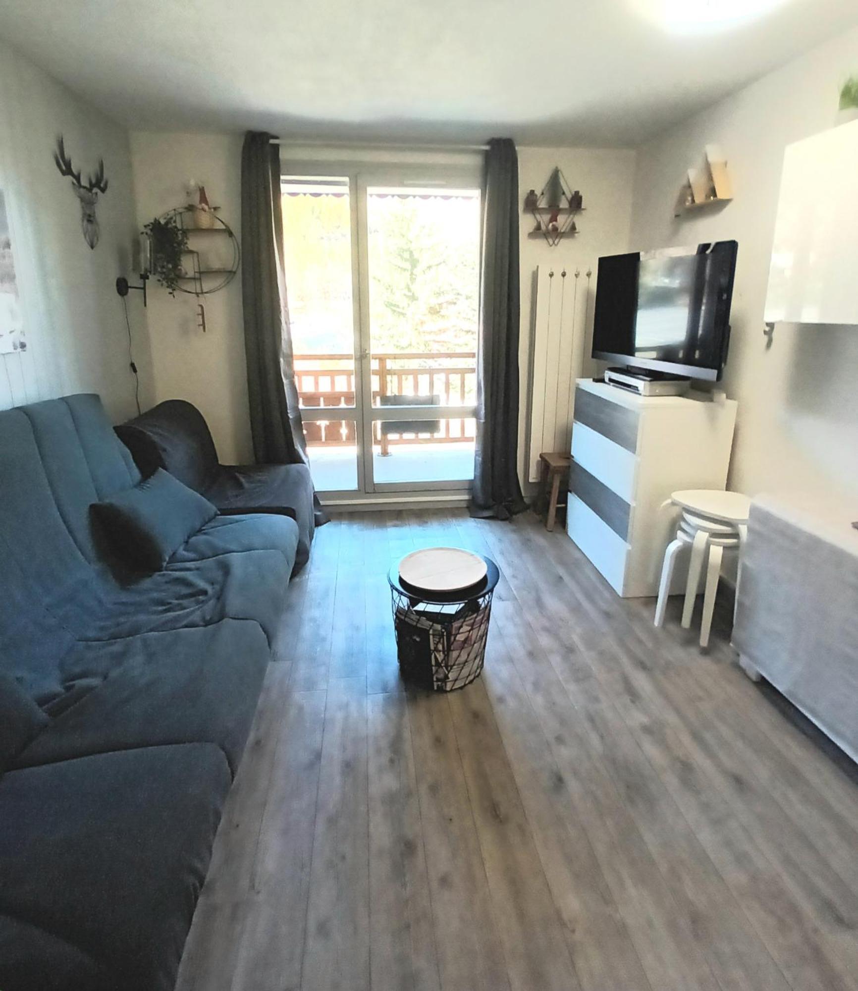 Studio 2 Alpes, Proche Lac Buissonniere, Menage Inclus, Balcon, Parking Les Deux Alpes Kültér fotó